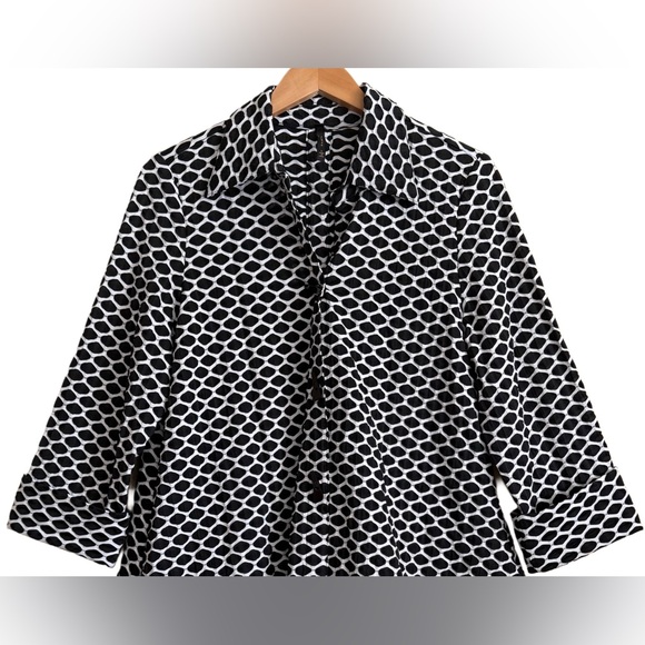 IC By Connie K Lagenlook Artsy Boho Textured Versatile Swing Tunic Size L NWT - Picture 2 of 10